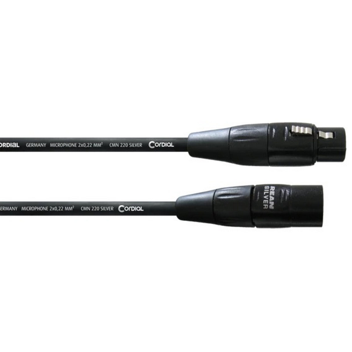 Cordial CIM 1.5 FM XLR Male to XLR Female Microphone Cable, 5-Feet