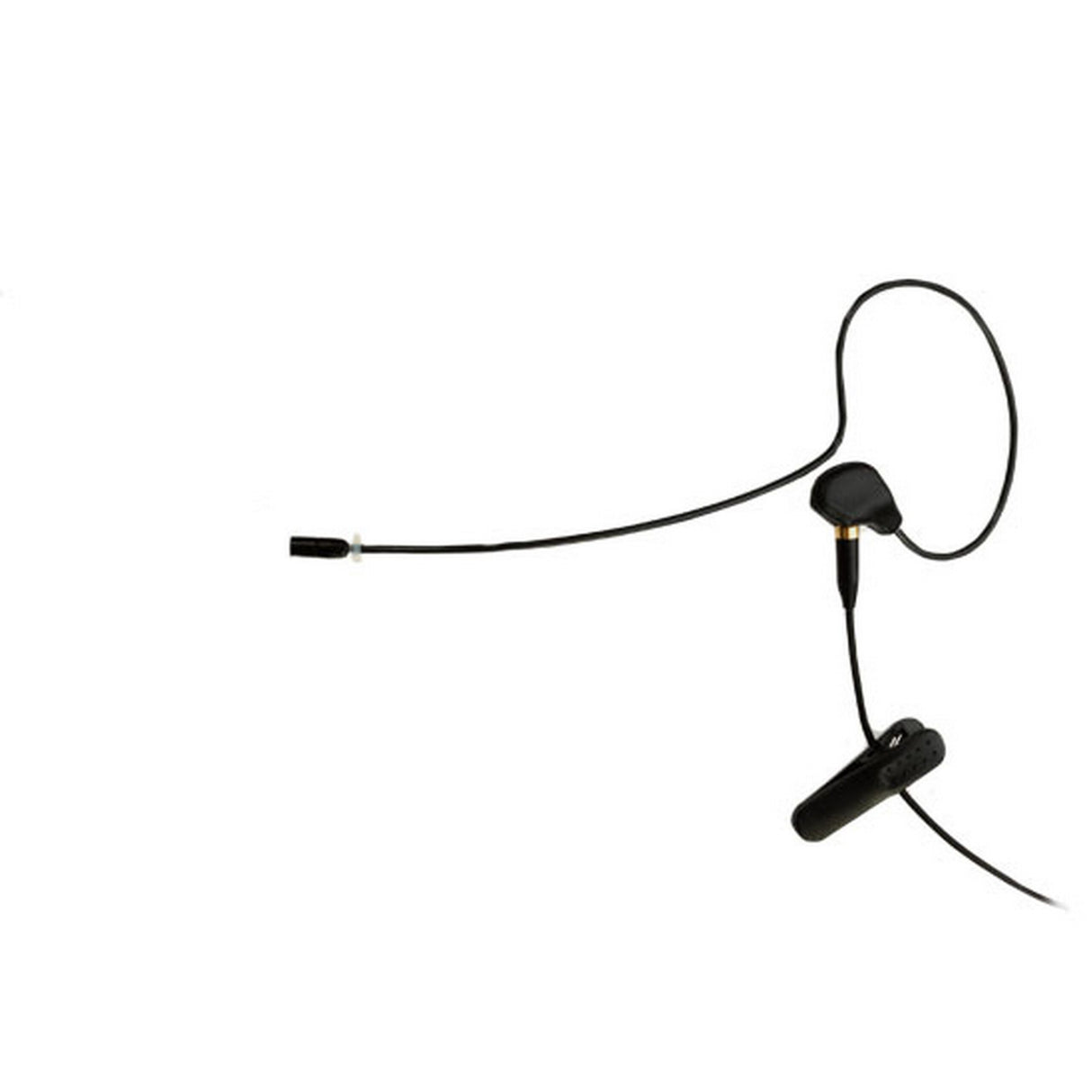 JTS CM-801B Single Earhook Omni-Directional Microphone, Black