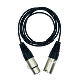 Point Source Audio CM-EXT-5-8 Extender Cable with 5-Pin Male Mono XLR to 5-Pin Female Mono XLR 8-Feet