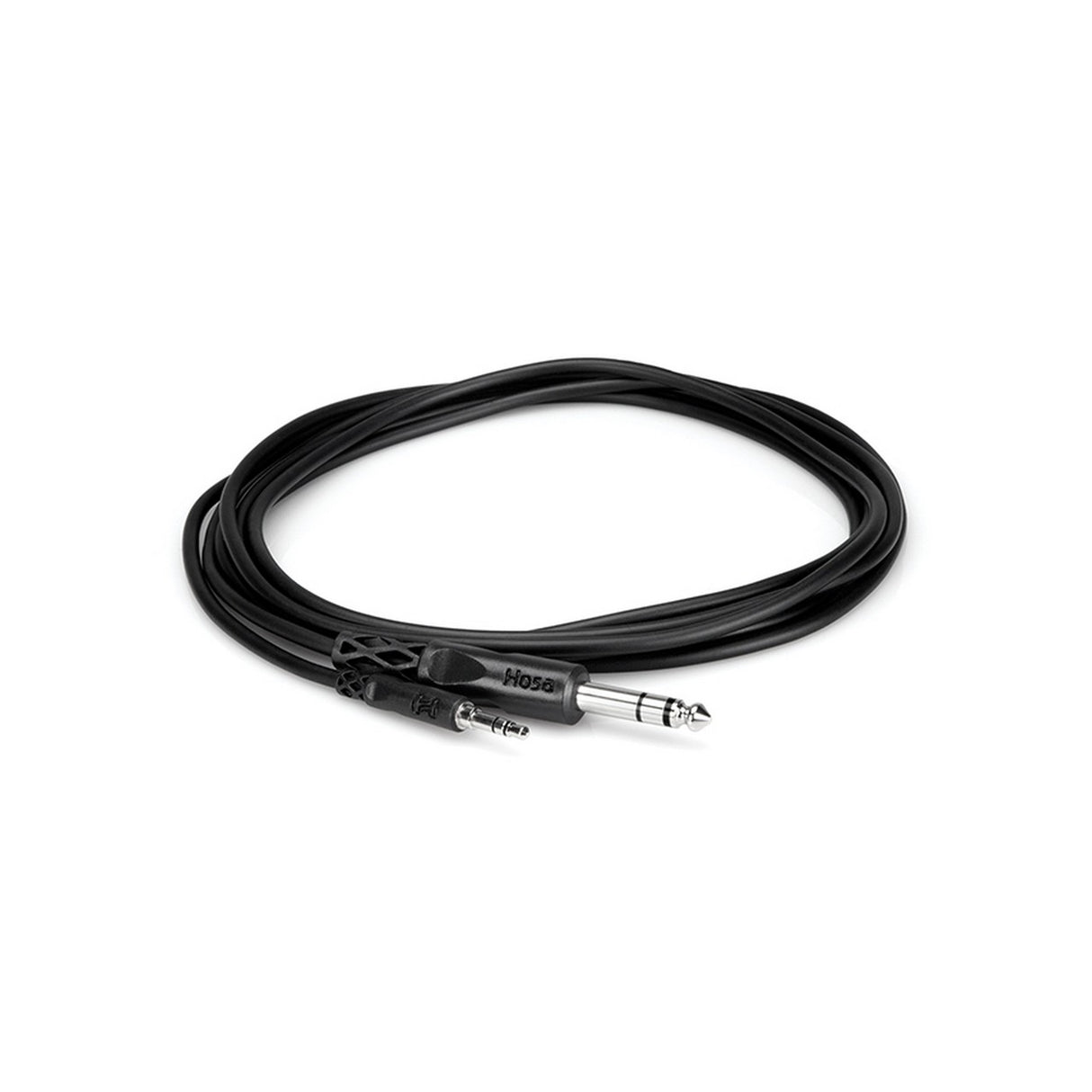 Hosa CMS-110 | 10 Foot 3.5 mm TRS to 1/4 in TRS Stereo Interconnect Cable