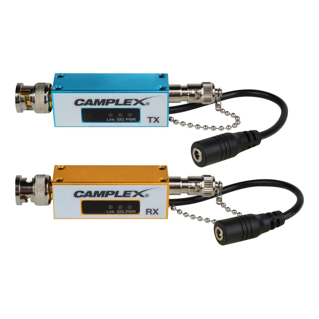 Camplex CMX-3GSDI-TR Singlemode 3G/HD/SD SDI Over Fiber Extender Set, Transmitter/Receiver