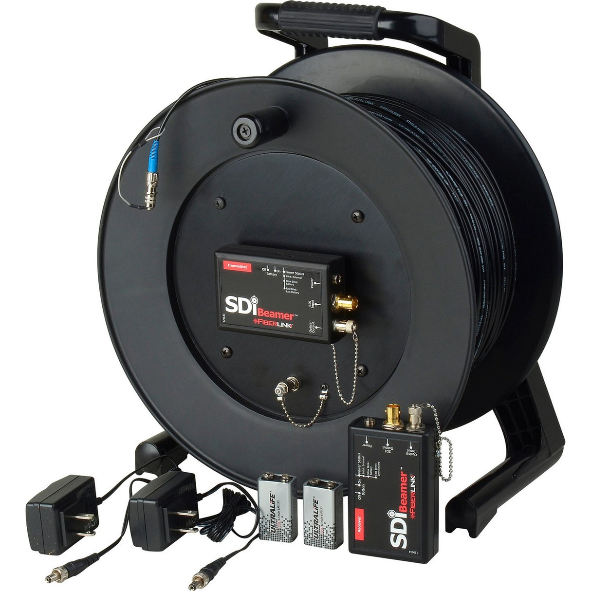 Camplex CMX-TACNGO-SDI 1000 Foot Fiber Optic Converter Extender Cable Reel System