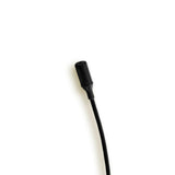 Point Source Audio CO-8WL SERIES8 Omnidirectional Lavalier Microphone for Sennheiser Black