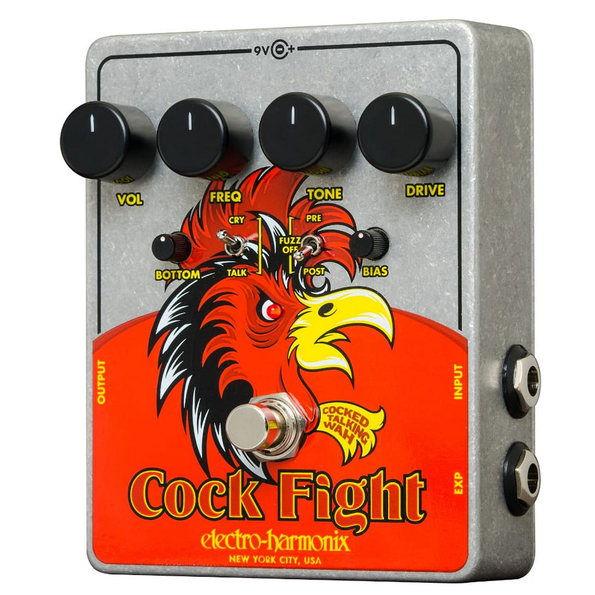 Electro-Harmonix Cock Fight Cocked Talkng Wah Effects Pedal