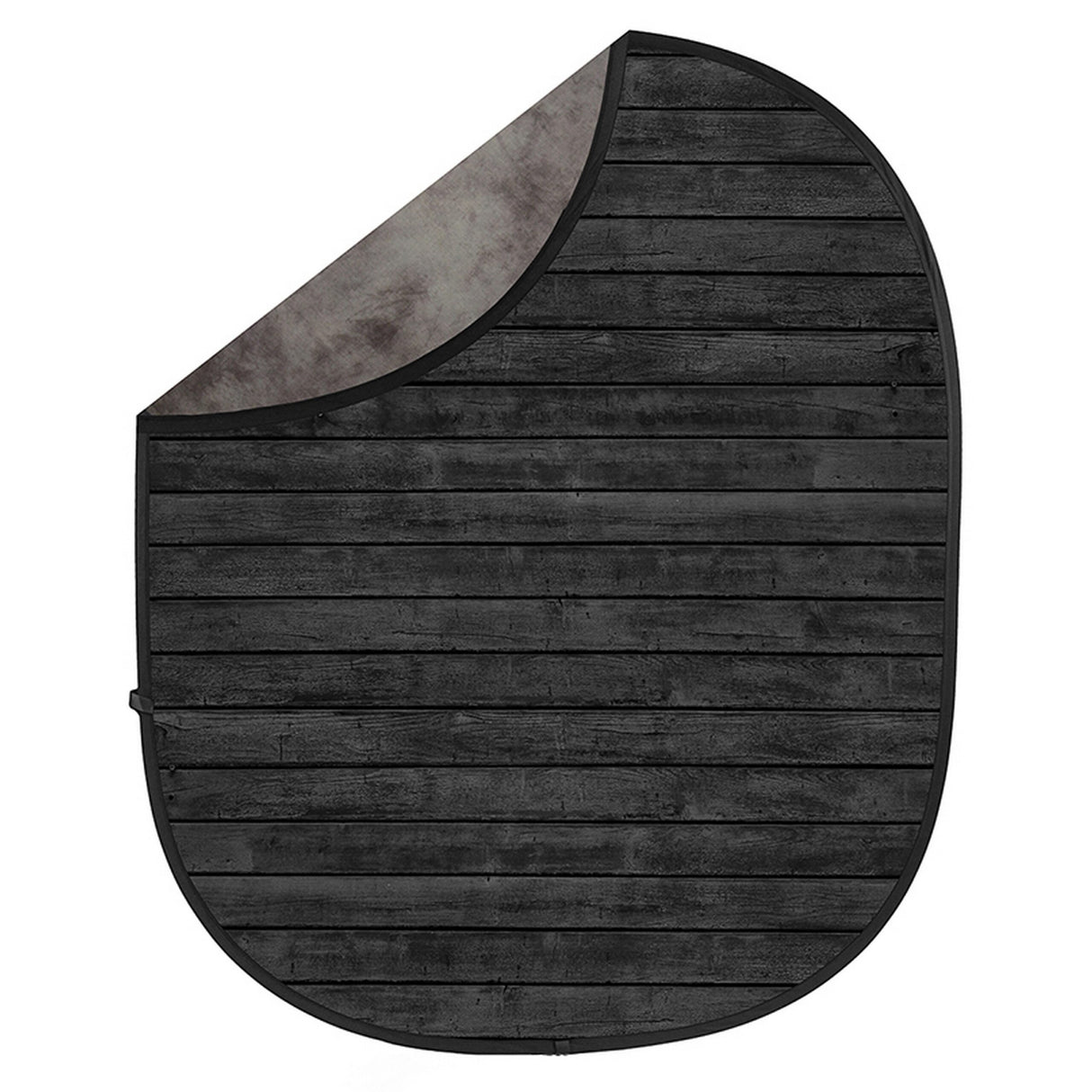 Savage CB182 Collapsible Background, Dark Planks/Light Gray 5 x 7-Feet