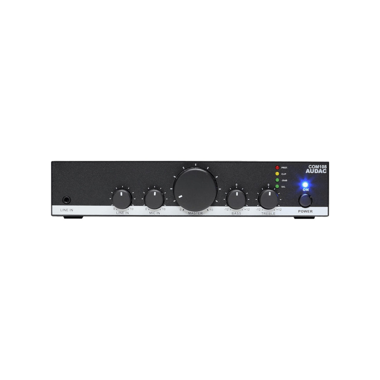 Audac COM108 Public Address Amplifier, 80W, 100V