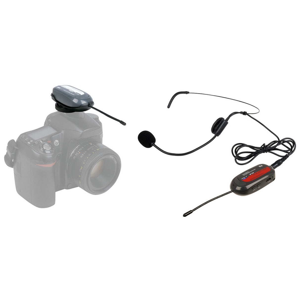 VocoPro Commander-FILM-HEADSET2 Digital UHF Wireless Audio System for Digital Video Cameras