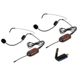 VocoPro Commander-USB-HEADSET-1 2-Channel Digital UHF Headset Wireless System