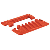 Checkers Industrial Safety Products CPEC5X125-O 5-Channel Heavy Duty Linebacker End Caps
