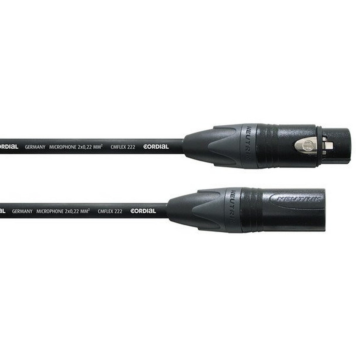 Cordial CPM 5 FM-FLEX 5-Meter Neutrik 3 Pin XLR Female to 3 Pin XLR Male Flexible Microphone Cable