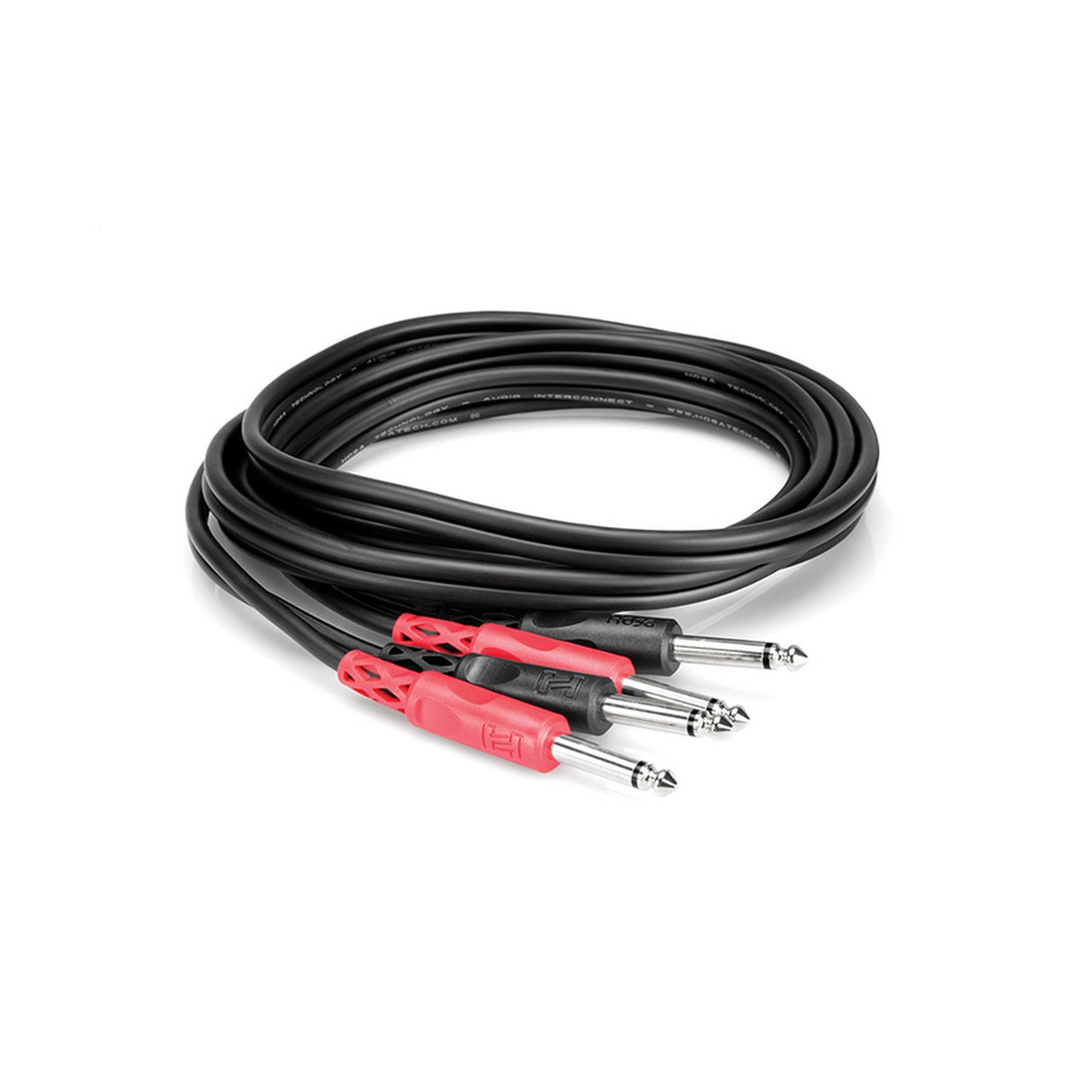 Hosa CPP-202 | 2 Meter Dual 1/4 in TS to Same Stereo Interconnect Cable