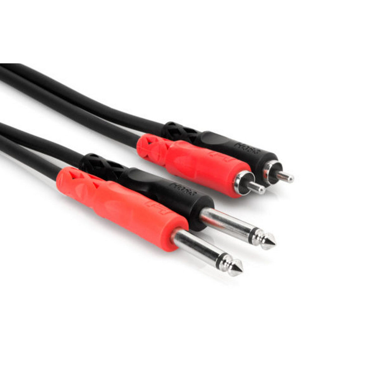 Hosa CPR-206 Dual 1/4-Inch TS to Dual RCA Stereo Interconnect Cable, 6m