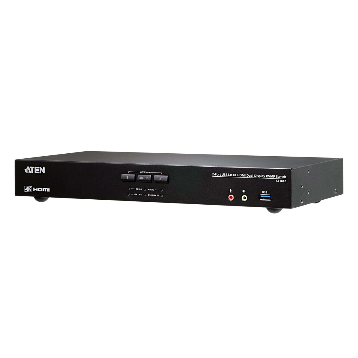 ATEN CS1842 2-Port USB 3.0 4K HDMI Dual Display KVMP Switch