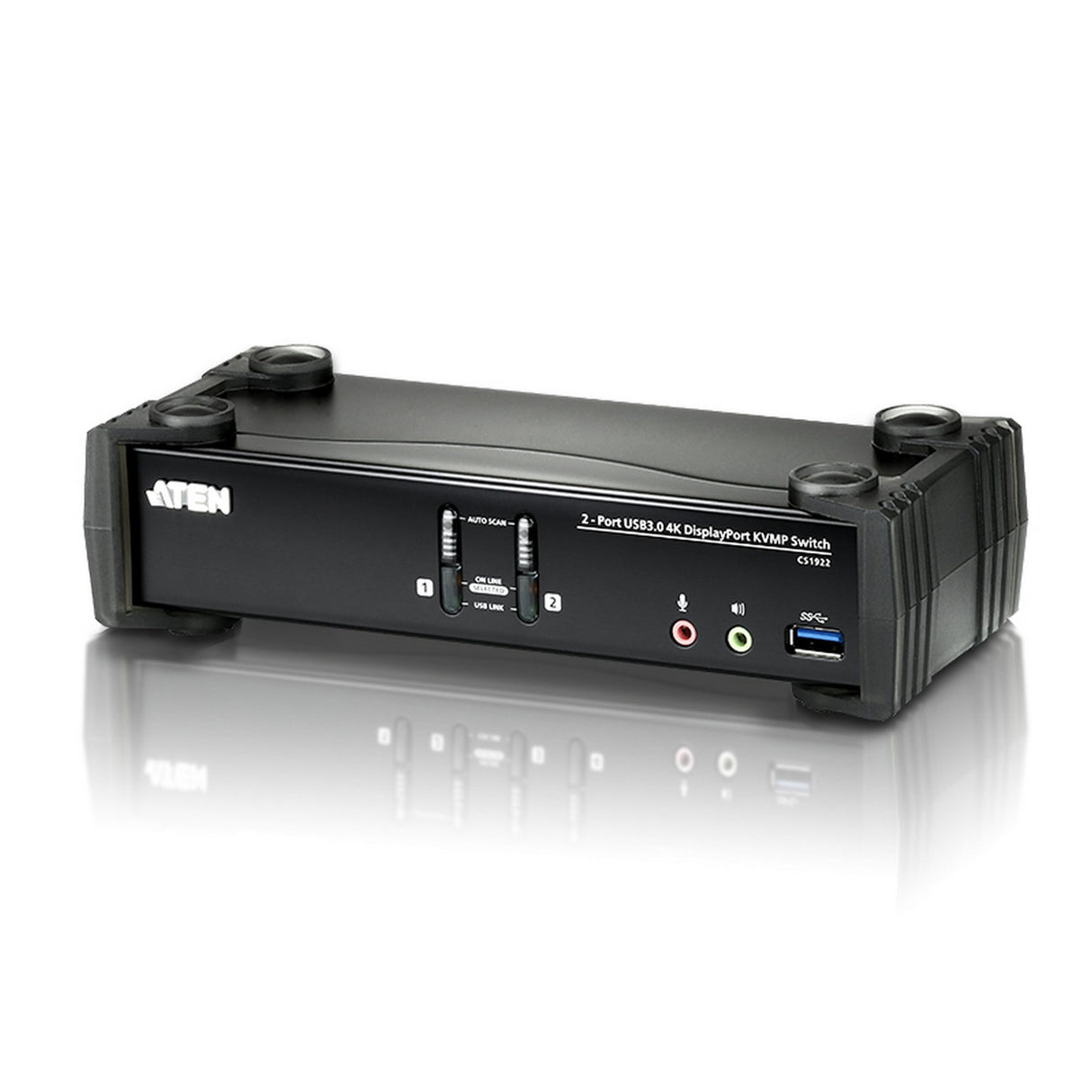 ATEN CS1922 2-Port USB 3.0 4K DisplayPort KVMP Switch