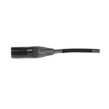 AVLGear CSM2-RAFN-10 XLR Male to XLR Right Angle Female Durable Quiet 10 Feet Mic Cable Black with Black Ring