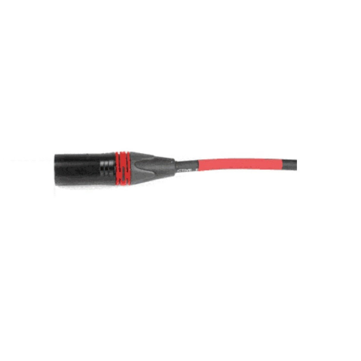 AVLGear CSM2-RAFN-10 XLR Male to XLR Right Angle Female Durable Quiet 10 Feet Mic Cable Red with Red Ring