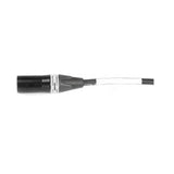 AVLGear CSM2-RAFN-10 XLR Male to XLR Right Angle Female Durable Quiet 10 Feet Mic Cable White with White Ring