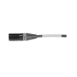 AVLGear CSM2-RAFN-20 XLR Male to XLR Right Angle Female Durable Quiet 20 Feet Mic Cable Gray with Gray Ring