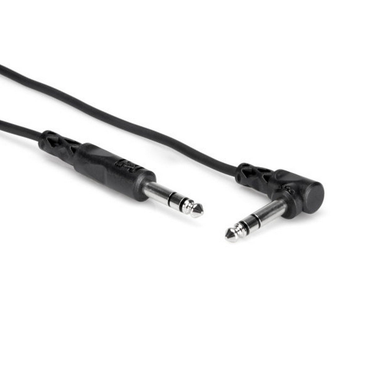 Hosa CSS-103R 1/4-Inch TRS to Right-Angle 1/4-Inch TRS Balanced Interconnect Cable, 3-Feet