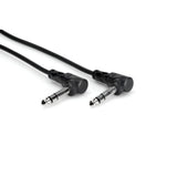 Hosa CSS-110RR Right-Angle 1/4-Inch to Right-Angle 1/4-Inch Balanced Interconnect Cable 10-Feet