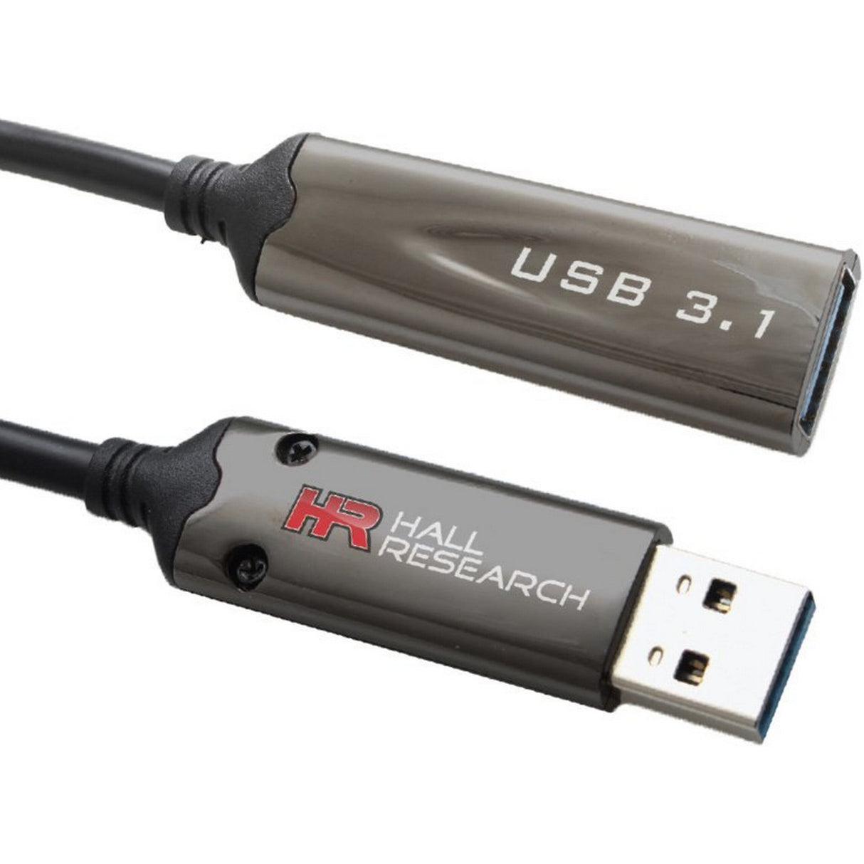 Hall Technologies CUSB3-AP50 4K USB 3.0 and 3.1 Gen1 Javelin AOC Plenum Cable, 164-Foot
