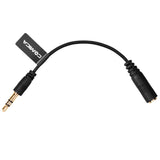 Comica CVM-CPX TRRS 3.5mm Female to TRS Male Audio Cable Adapter, 100mm