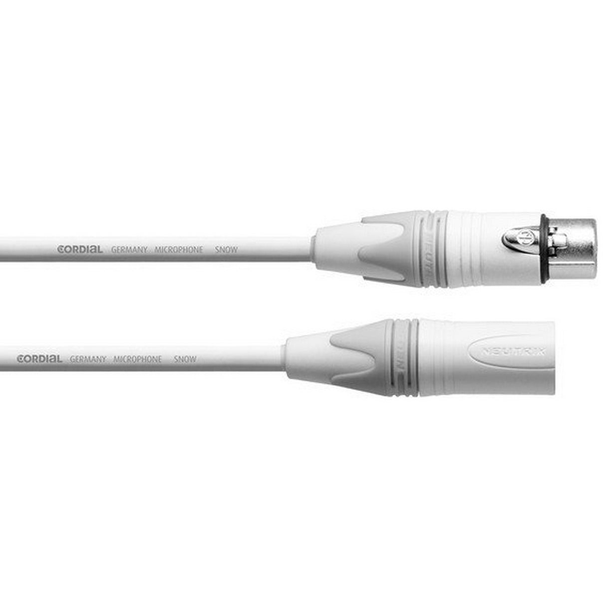 Cordial CXM 5 FM-SNOW 5-Meter Neutrik 3 Pin XLR Female to 3 Pin XLR Male Microphone Cable