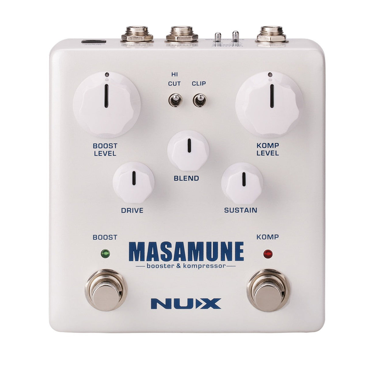 Nux Masamune Analog Compressor and Booster Pedal