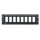 Lowell D8P-ID-3 Panel for Decorator Devices in Black