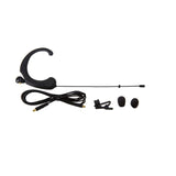 Que Audio DA12 BL Single Ear Headworn Omnidirectional Microphone Black