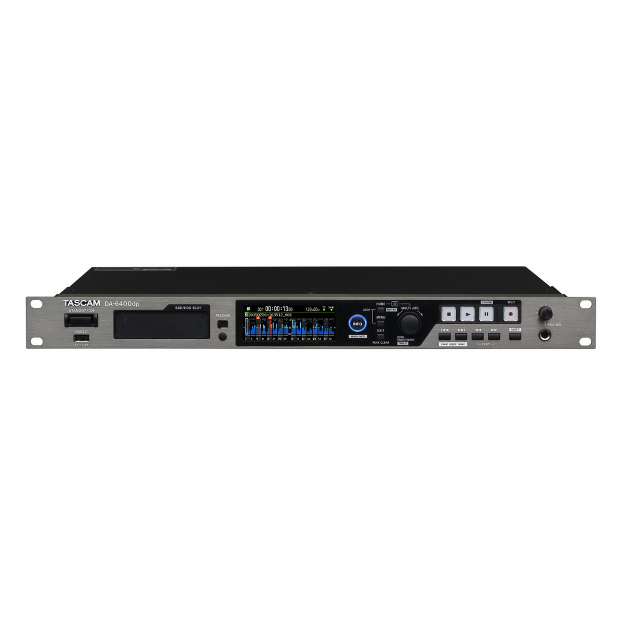 Tascam DA-6400DP 64-Channel Digital Multitrack Recorder, DP Series