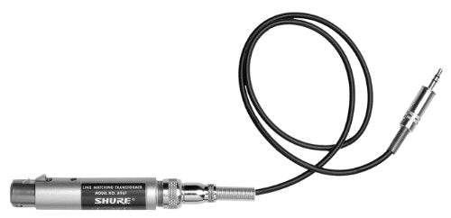 Shure A96F Camcorder Interface (XLR to 3.5 mm)