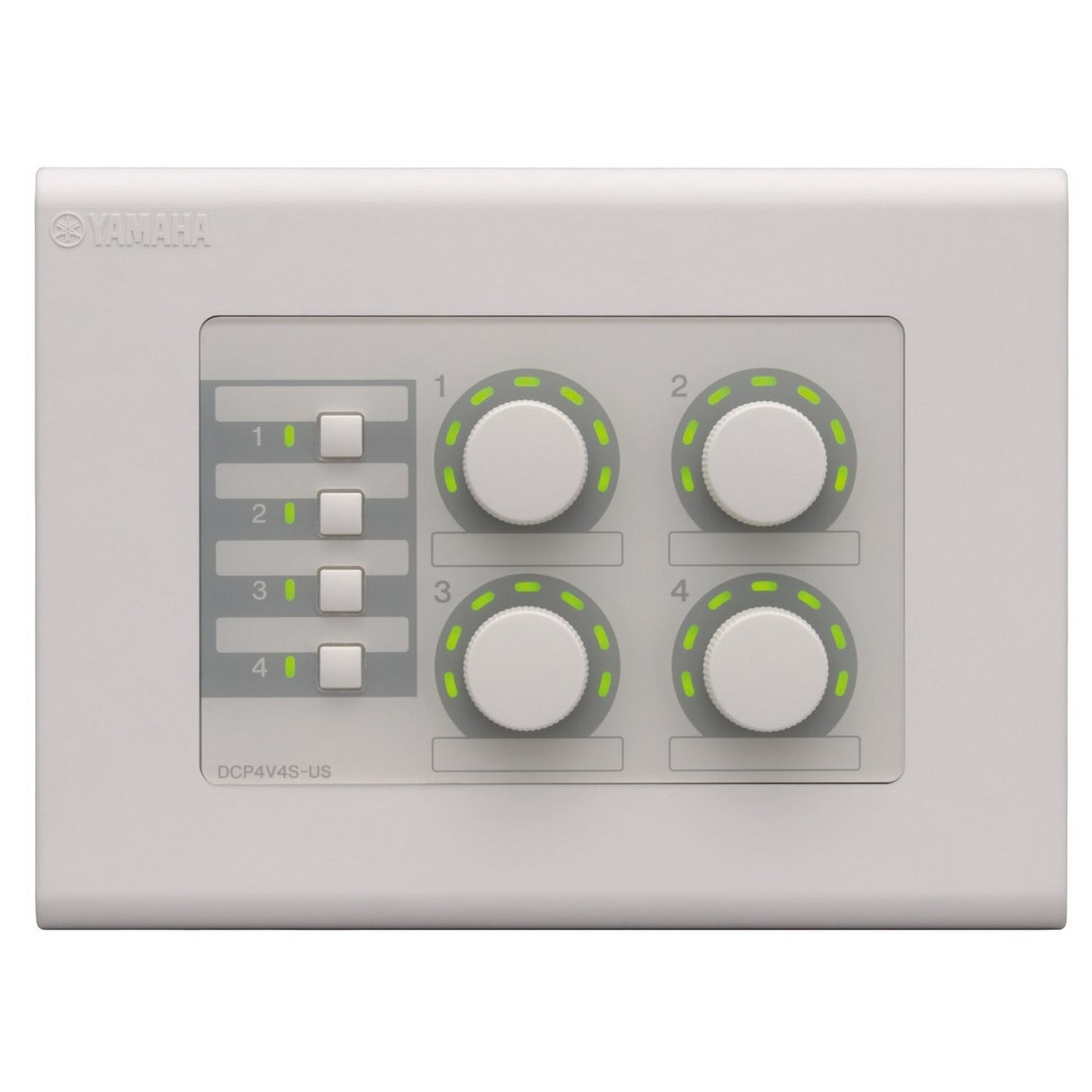 Yamaha DCP4V4S-US | 4 x 4 Volume Switch MTX Series Wall Mount Control Panel