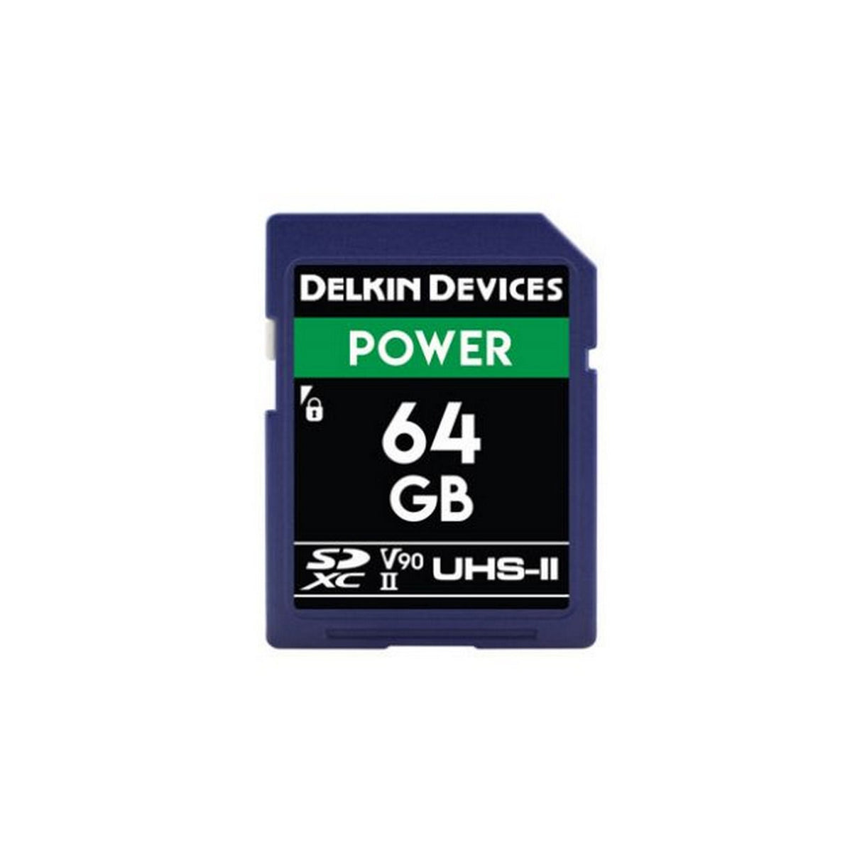 Delkin Devices Power UHS-II U3/V90 SD Memory Card, 64GB