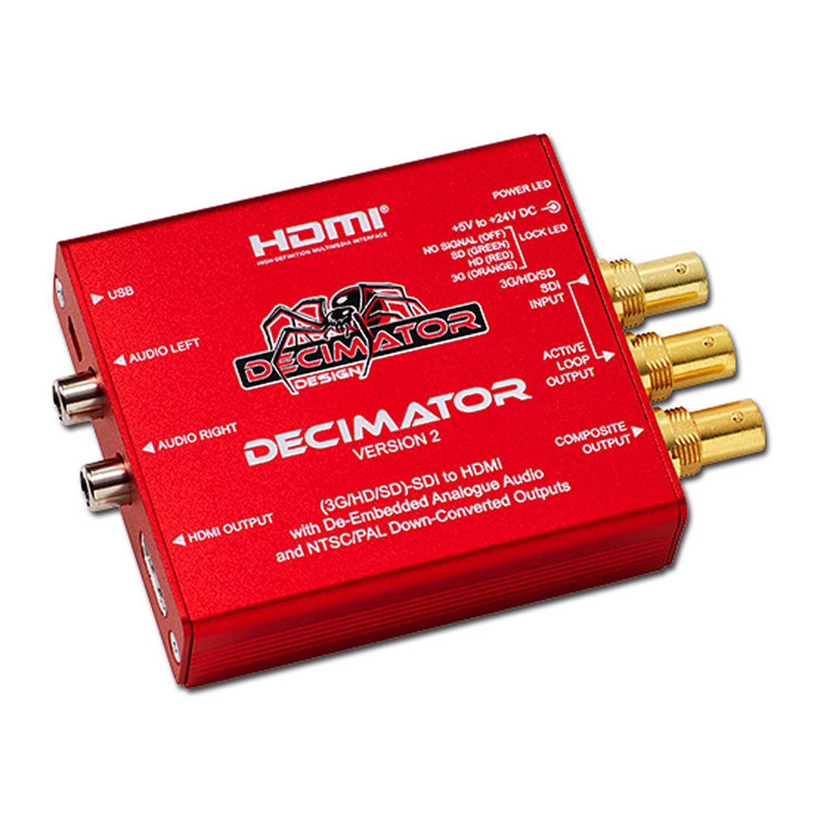 Decimator Design DECIMATOR 2 | 3G/HD/SD-SDI to HDMI Converter