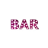 Eliminator Lighting Decor Bar Mini 24-Inch Tall White Exterior RGBW LED Letters