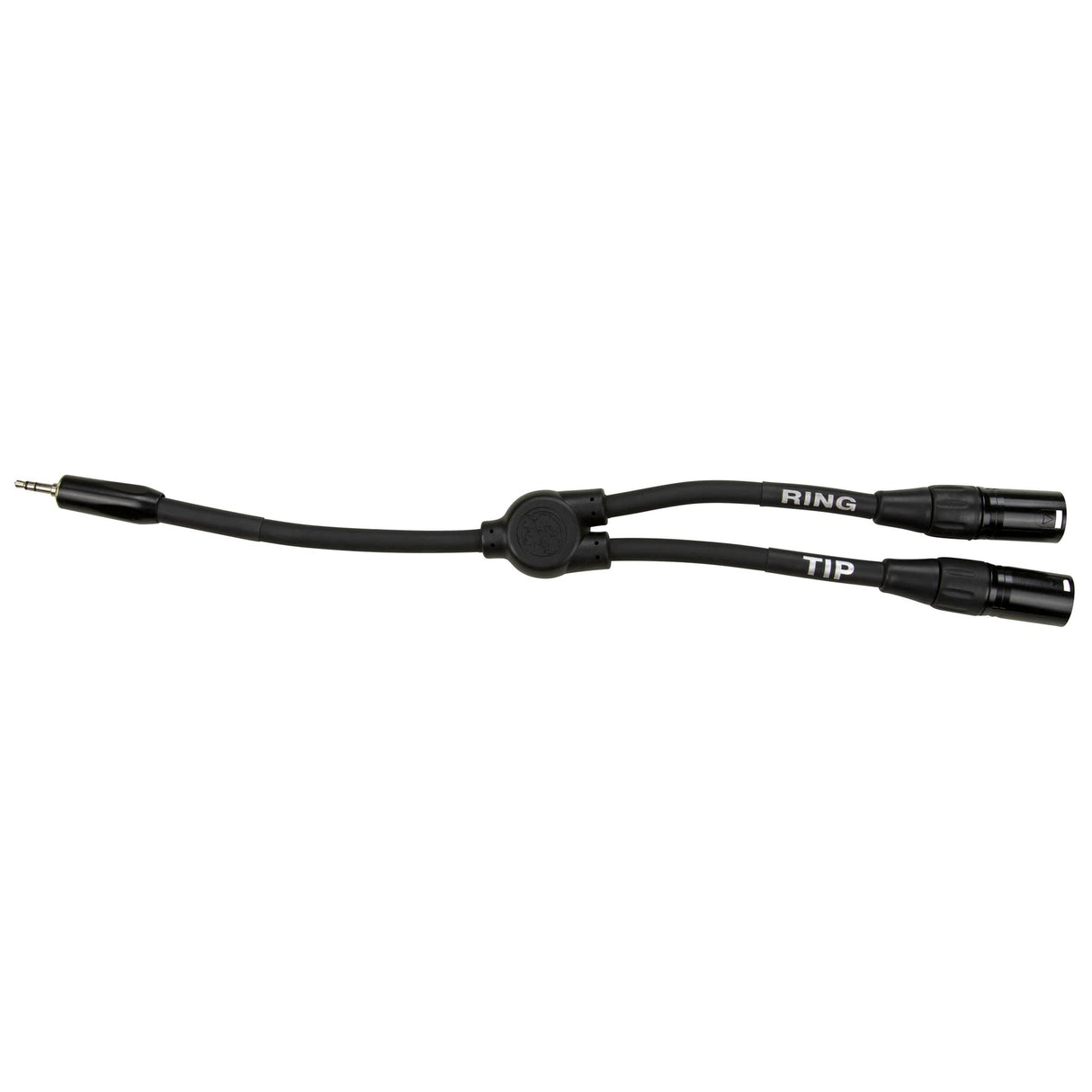 Pig Hog PY-M352XM 3.5mm to Dual XLR Male Y Cable, 6-Inch