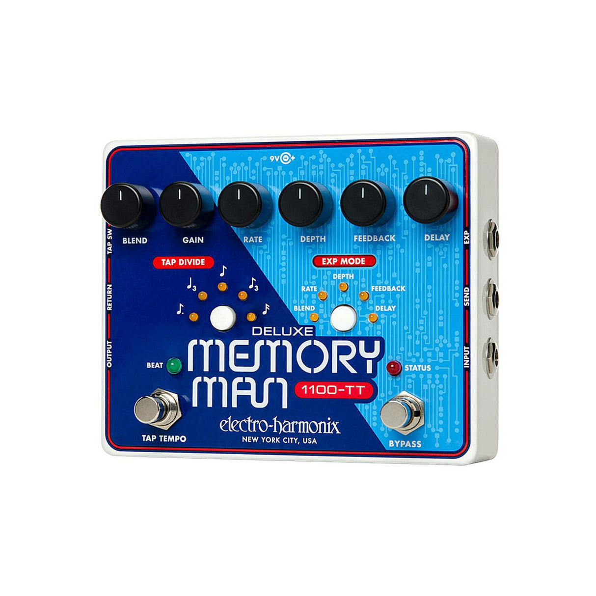 Electro-Harmonix Deluxe Memory Man 1100-TT Analog Delay with Tap Tempo