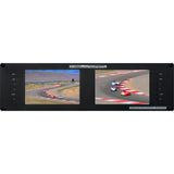 Delvcam DELV-2LCD7-3GHD 3GHD/SD Multiformat Dual 7-Inch Rackmount Video Monitor