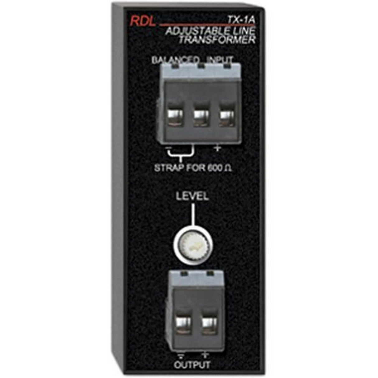 RDL TX-1A Balanced to Unbalanced Transformer, Adjustable