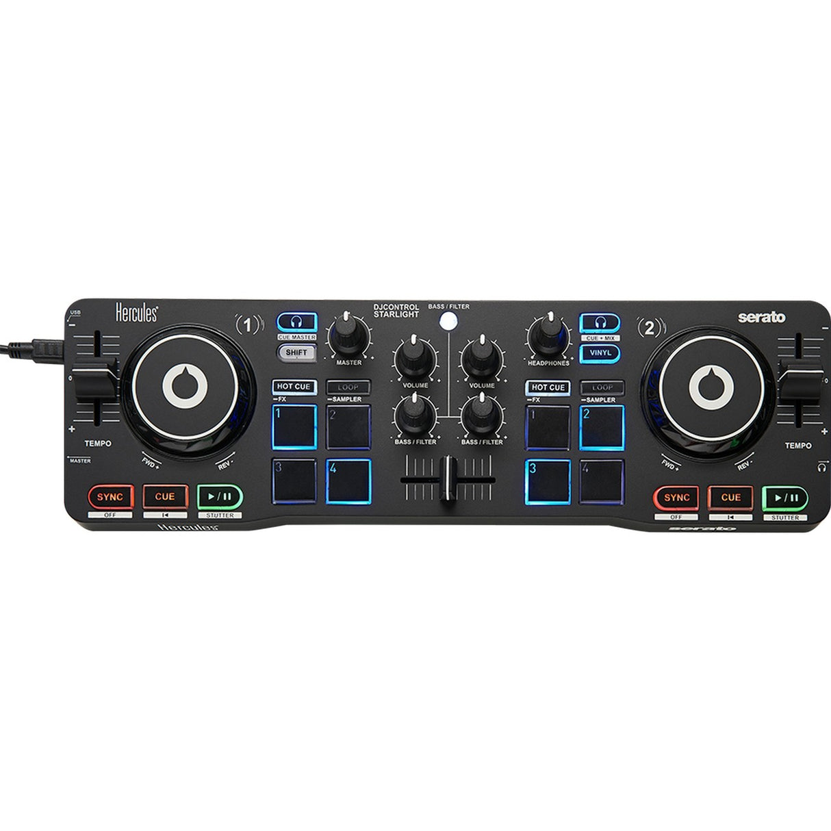 Hercules DJ Control Mix Portable Smartphone DJ Mixer > Accessories