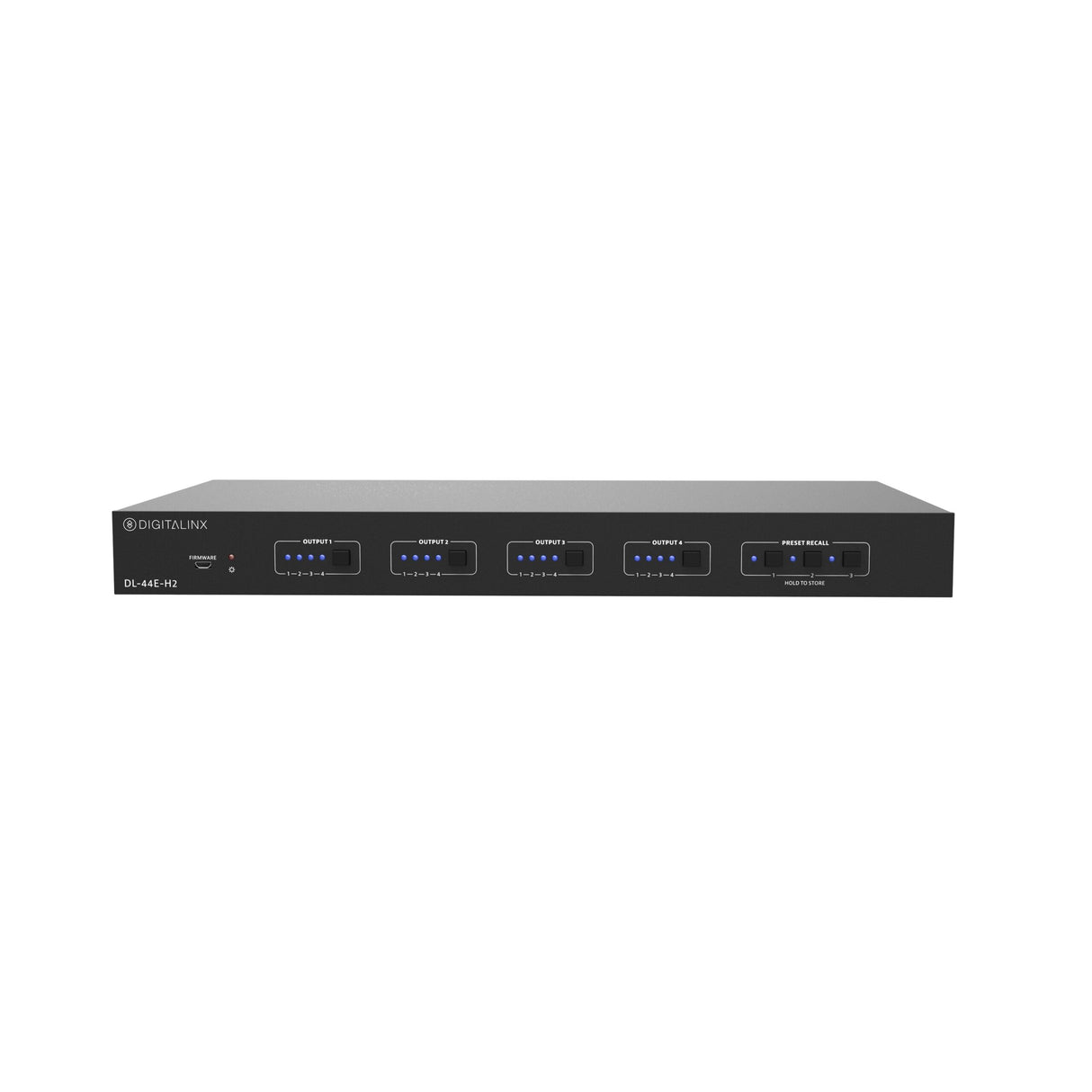 DigitaLinx DL-44E-H2-KIT 4K60 4 x 4 HDMI 2.0 / HDBaseT Matrix Switcher