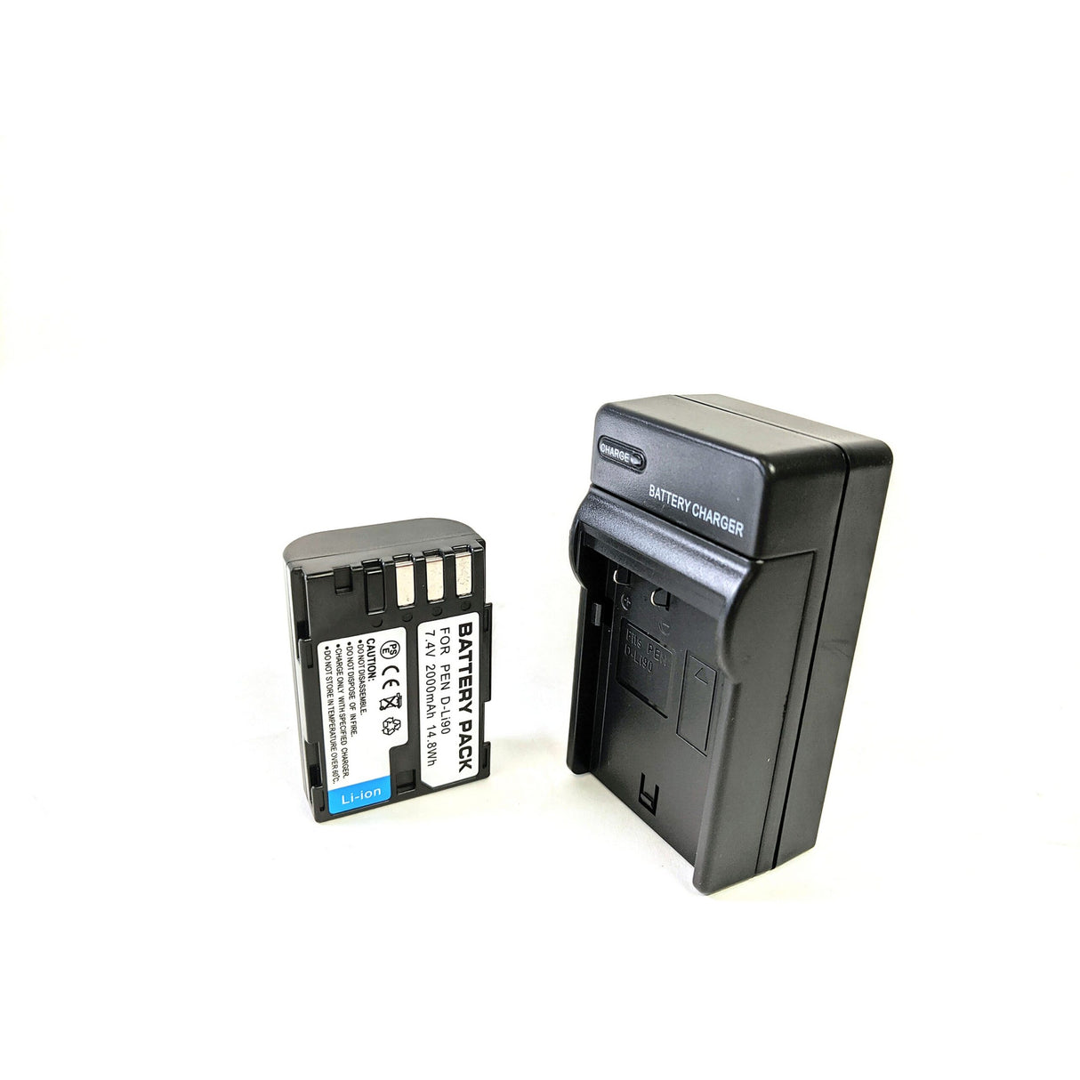 Bescor DLI90E Style Battery and Charger for Pentax Cameras