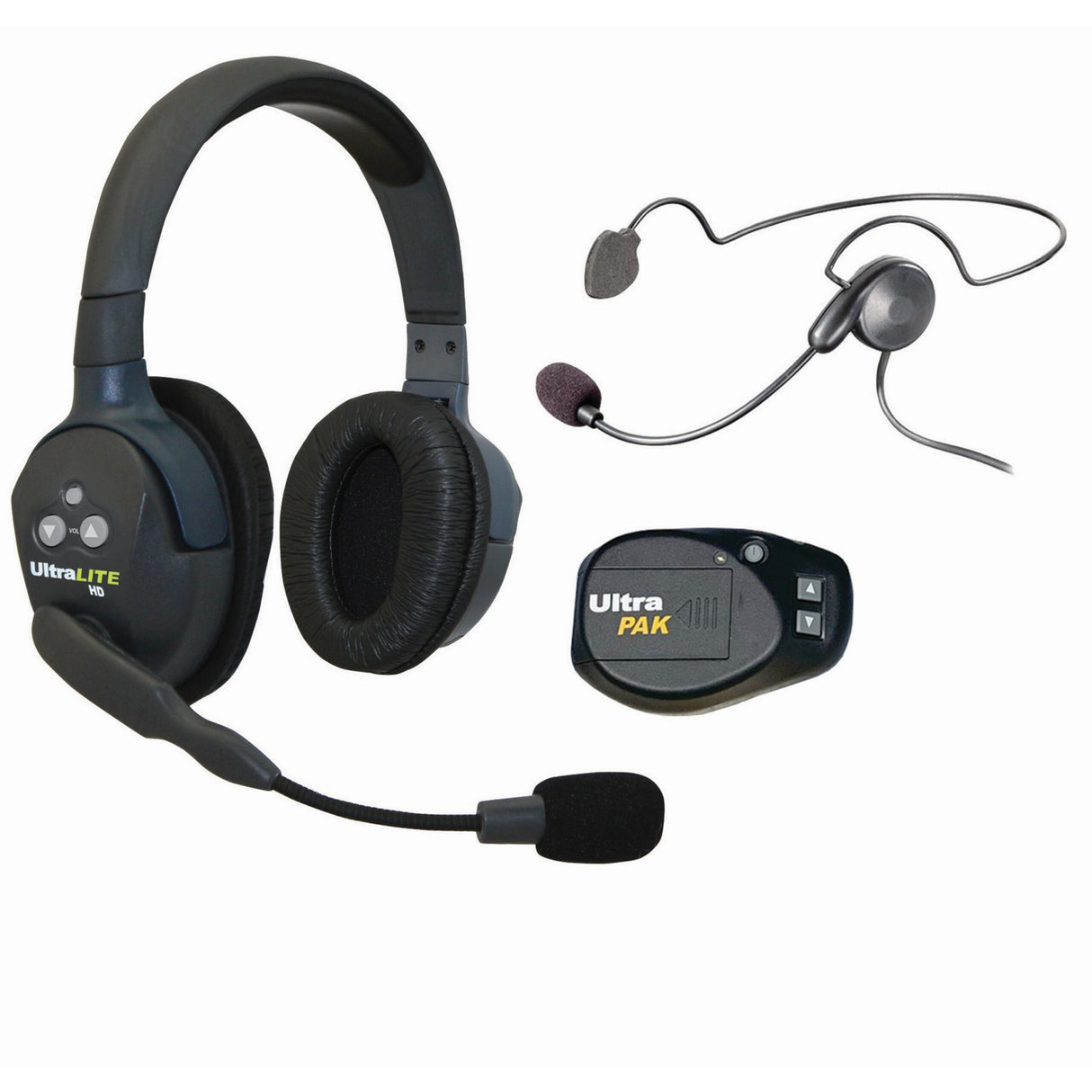 Eartec DMCYB3 1 Double MAIN UltraLITE and 2 Cyber/UltraPAK Headsets