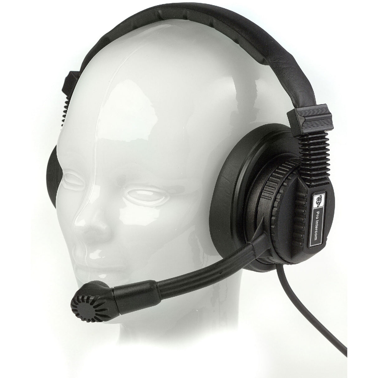 Pro Intercom DMH920 Dual Muff Headset, 2 x 400-Ohm Earspeakers, 200-Ohm Dynamic Microphone