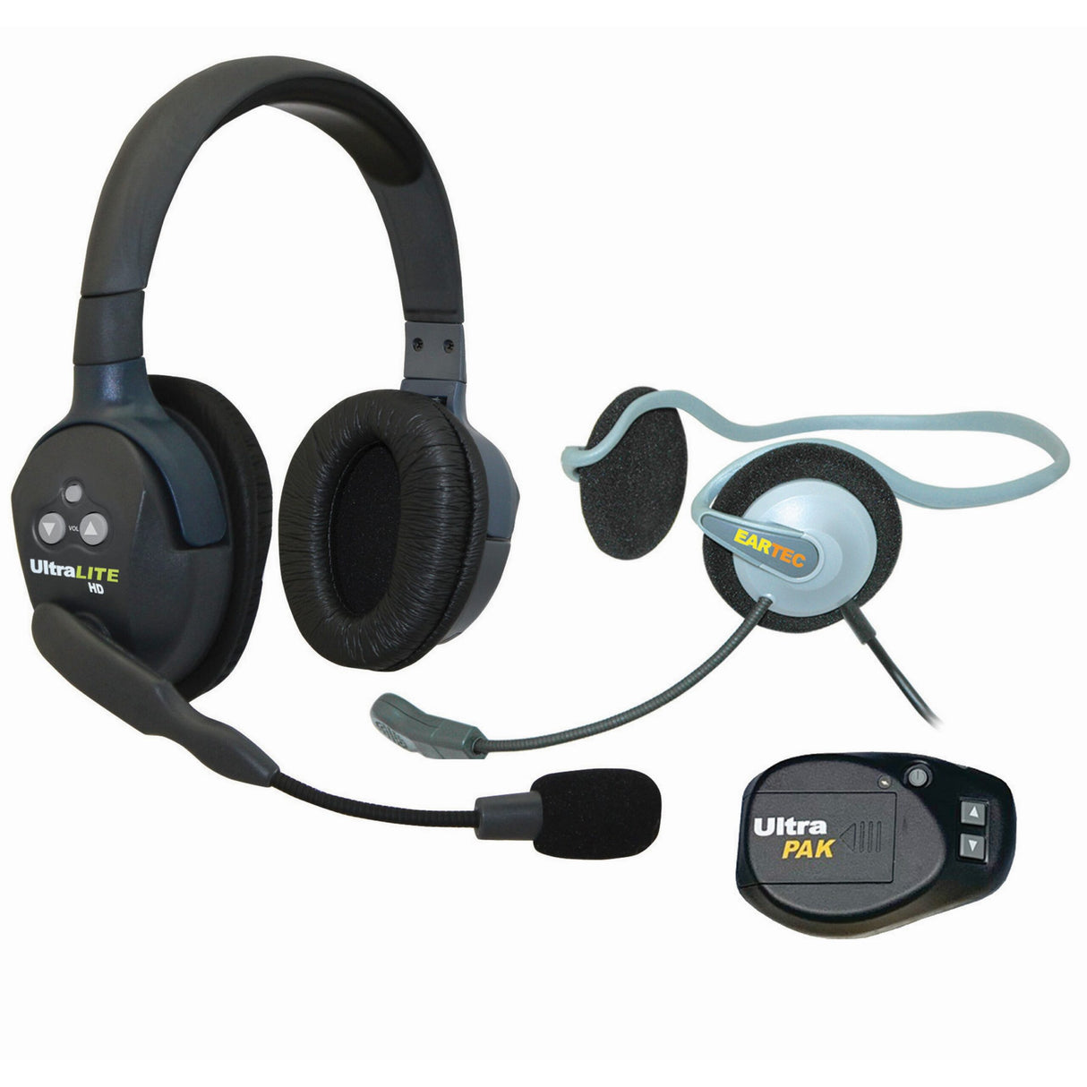 Eartec DMMON4 1 Double MAIN UltraLITE and 3 Monarch/UltraPAK Headsets