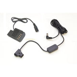 Bescor DMWBLF19DTAP Panasonic Style Battery Coupler and D-Tap Adapter Kit