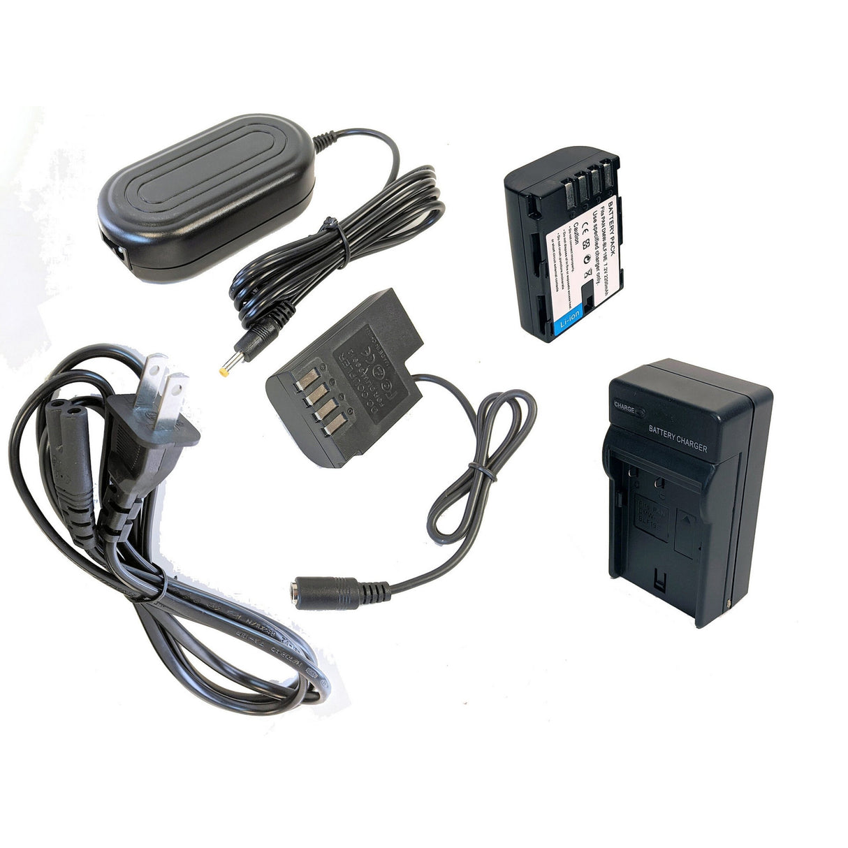 Bescor DMWBLF19PRO Style Battery, Charger, Coupler and AC Adapter Kit