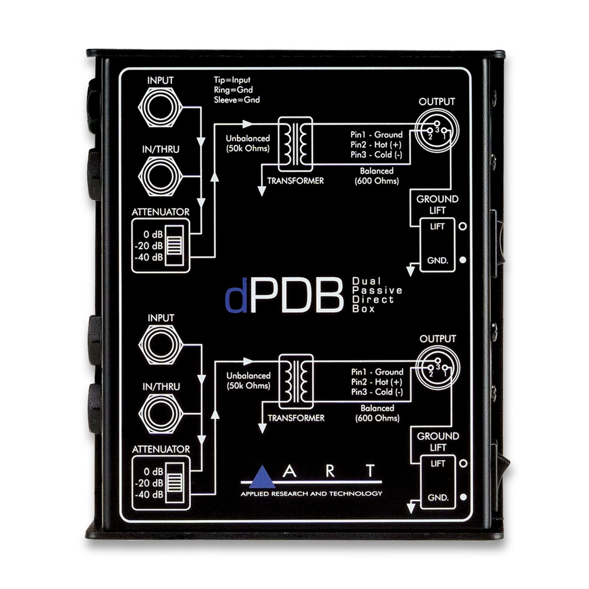 ART dPDB Dual Passive Direct Box