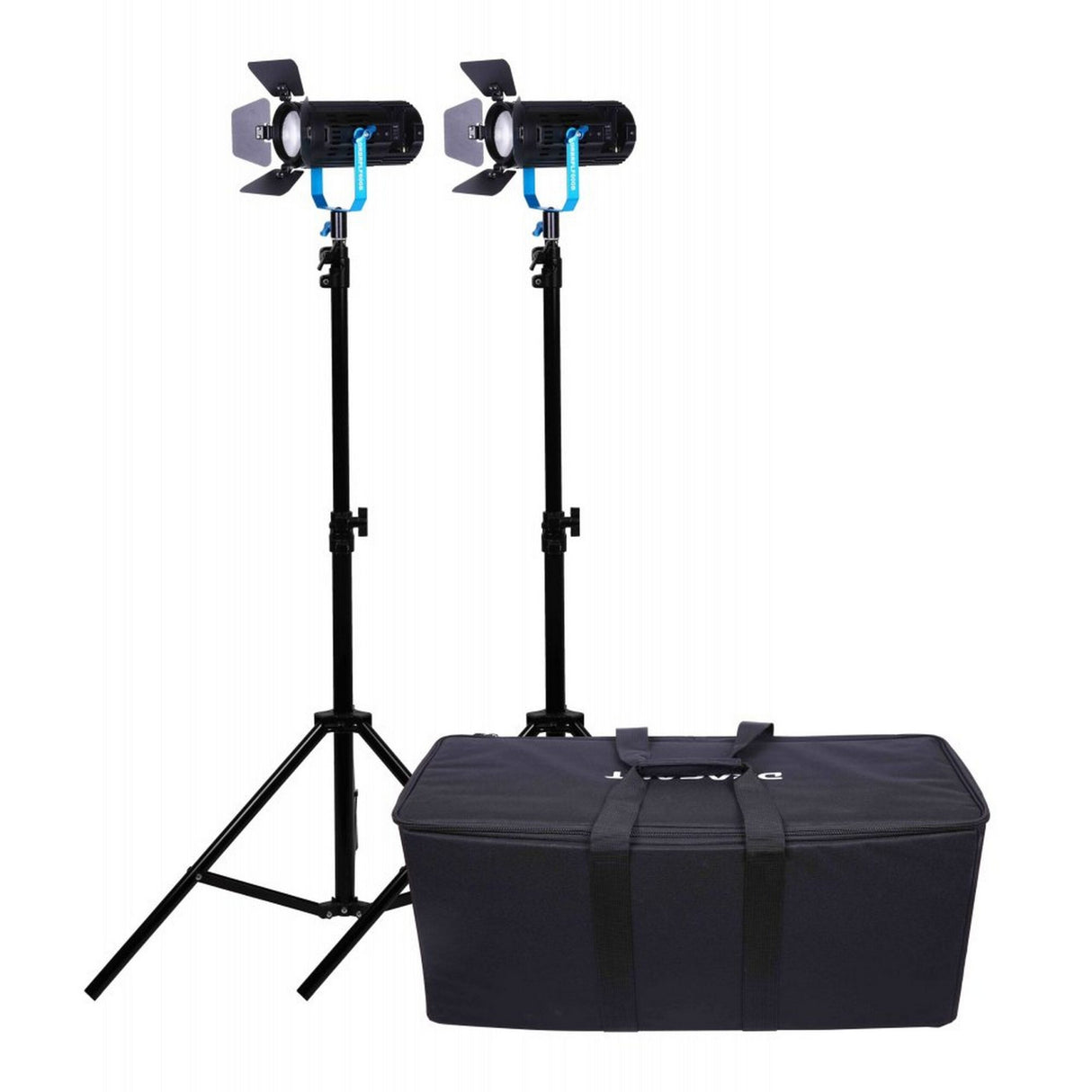 Dracast DRBR600B2LSK Boltray Plus 600 Bi-Color 2 Light Kit with Dual NP-F Battery Plates and Nylon Padded Travel Case